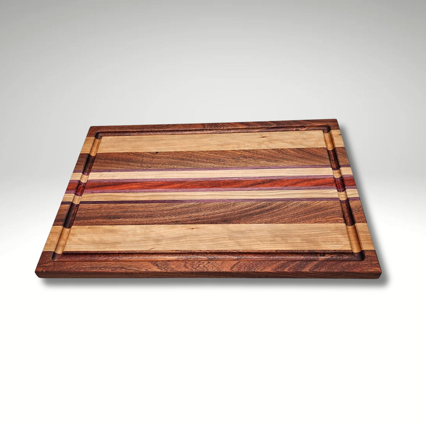 Cherry and Sapele Cutting Board
