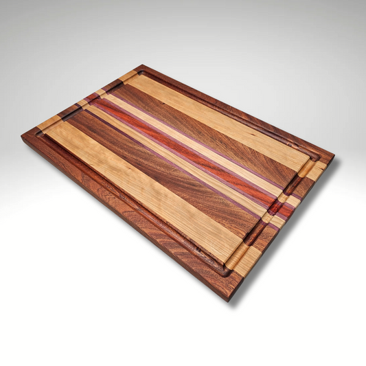 Cherry and Sapele Cutting Board