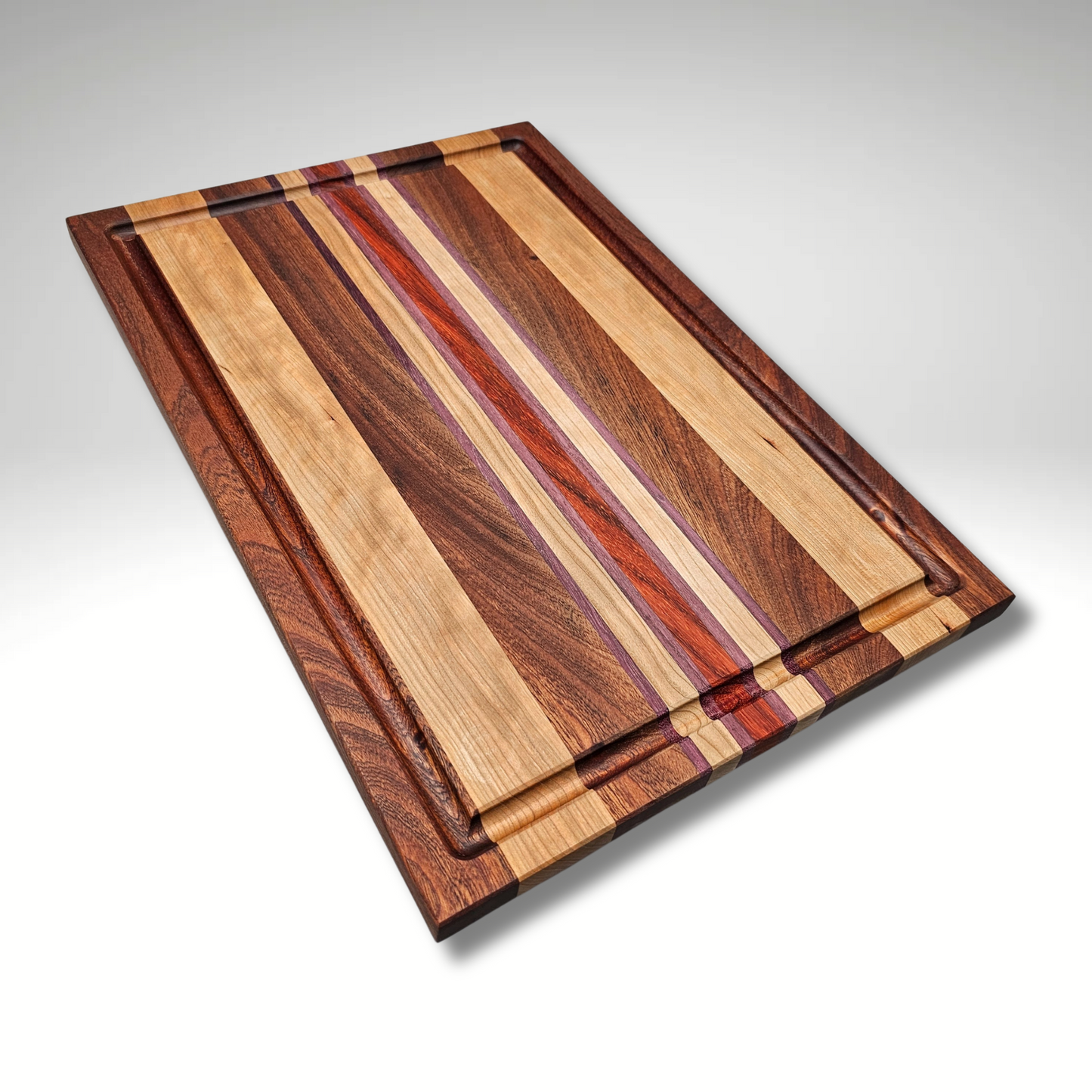 Cherry and Sapele Cutting Board